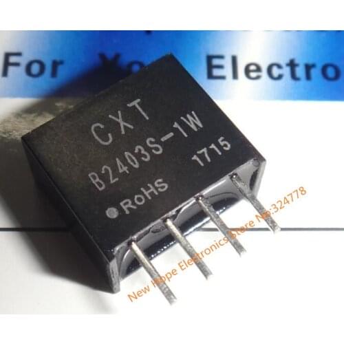 DC-DC Buck power supply B2403S-1W Modules 24V to 3.3V Isolation module