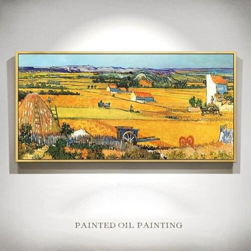 Hand-painted Van Gogh Oil Painting On Canvas World famous paintings Bedroom living room Decor Entrance Art Decoration painting