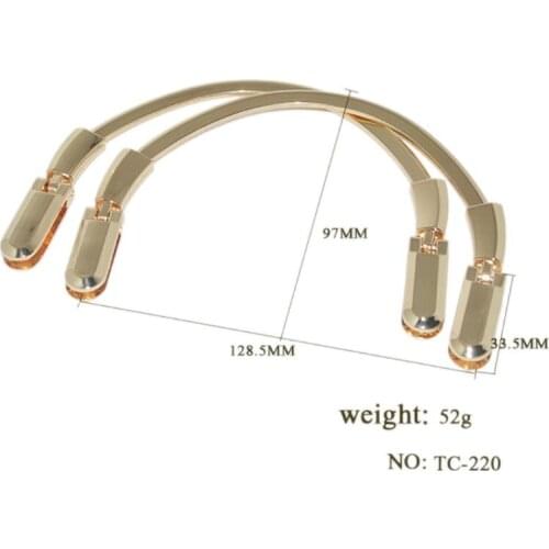 M17D Metal Purse Making Handbag Bag Handle Replacement DIY Crafts