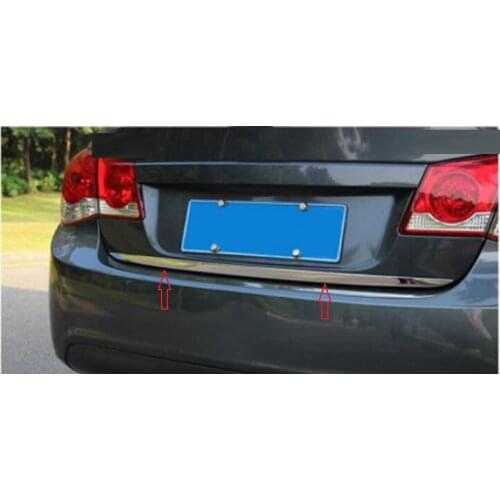 Stainless Steel Door Sticker back door Tailgate trim Car Styling Accessories For chevrolet cruze 2015 2016 2017 2018