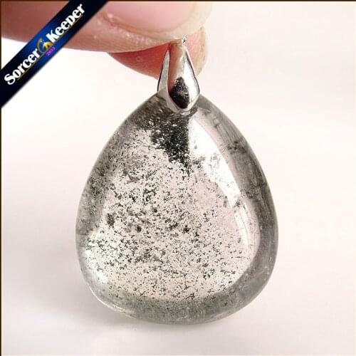 Natural Multicolor Ghost Phantom Quartz Crystal Stone Specimen Healing Pendant Gem stone Home Decor DIY Crafts Material YS751