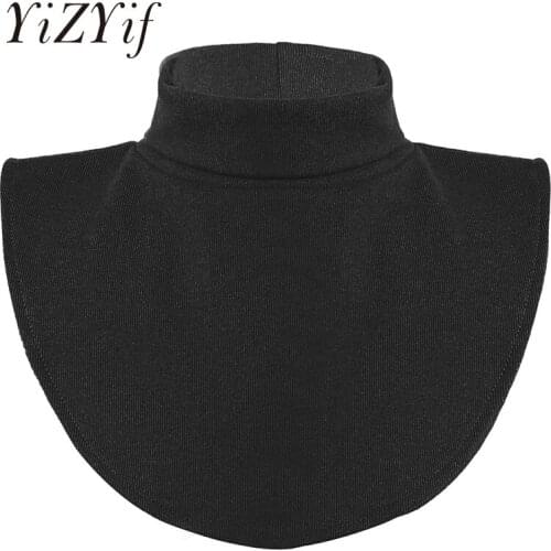 Fake collar detachable collars Thick Fake Turtleneck Mock Neck Half Top Blouse Autumn Winter Dickey Collar Neck Warmer Cover
