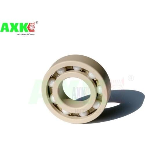 PEEK plastic bearings are acid and alkali resistant 6200 6201 6202 6203 6204 6205 6206 6207 high temperature resistance