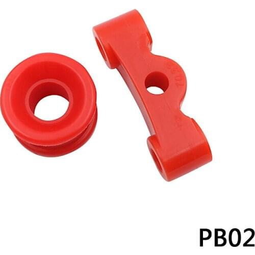 Polyurethane Red Power Shift Caps Poly Bush Replacement Suitable For Honda B16 B18 Civic EK EG Integra DOHC D B-Series 92-00