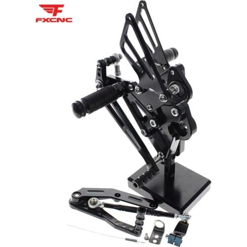 For YAMAHA FZ-09 MT09 2013-2017 XSR900 2016-2017 Adjustable Aluminum Motorcycle Rearset Footrest Footpeg Rear Set Footrest