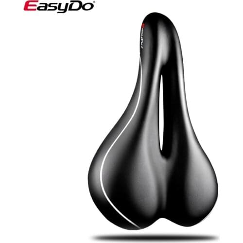 Easydo Comfortable Waterproof Bicycle soft cushion Saddle Fits for MTB Road Bike Folding Bike Hollow Design Ergonomic Saddle