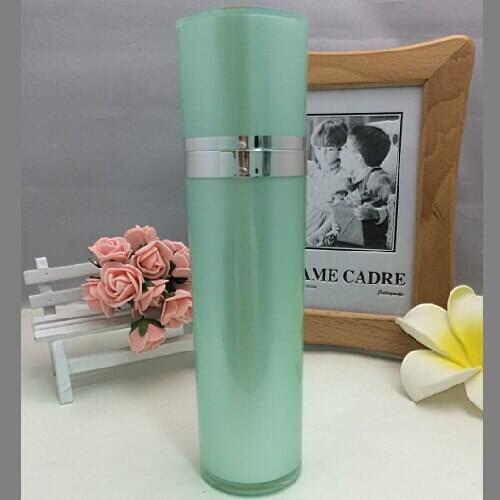120ml green Acrylic cone-shape press pump lotion bottle,cosmetic container,Cosmetic Packaging