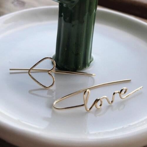 925 Silver Heart Shape Earrings Handmade Jewelry Gold Wrap Largos Brincos Vintage Pendientes Earrings For Women Oorbellen