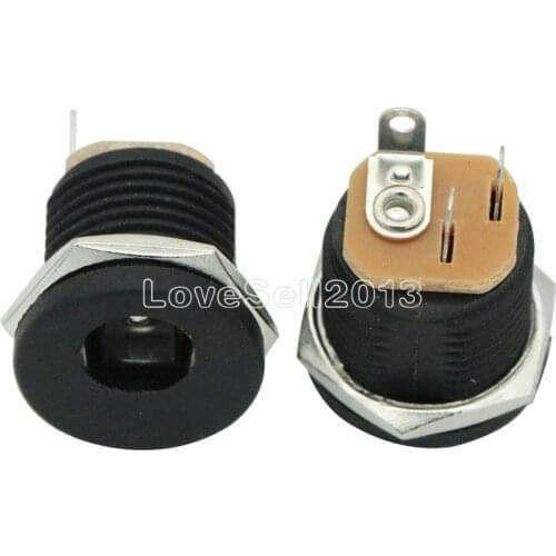 10 x DC Power Outlet Inner Pin 2.1mm 5.5x2.1mm DC-022 Diameter 5.5mm