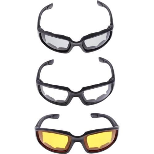 3 Pcs Riding Goggles Windproof Dustproof Ski Motorcycle Cycling