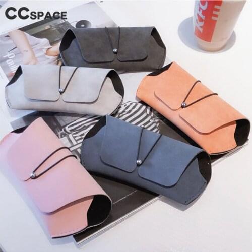 47561 Multi-Color Leather Glasses Case Portable Glasses Box Retro Simple Originality Container For Glasses