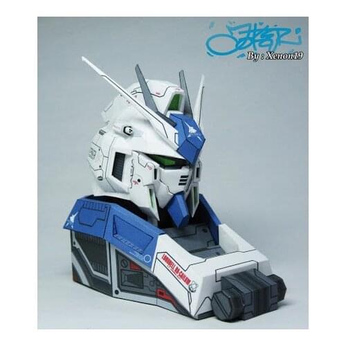 Rx-93 HIV Manatee Head 3D Paper Model DIY