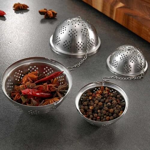 Tea Filter Ball Stainless Steel Ball Tea Infuser Mesh Filter Multifunctional Strainer Home Kitchen Tools