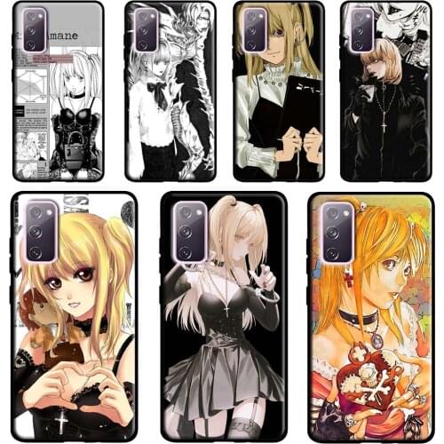 Rem Misa Death Note anime For Samsung Galaxy Note 20 Ultra Note 10 Plus S20 FE S8 S9 S10 Plus S21 Ultra Case Cover