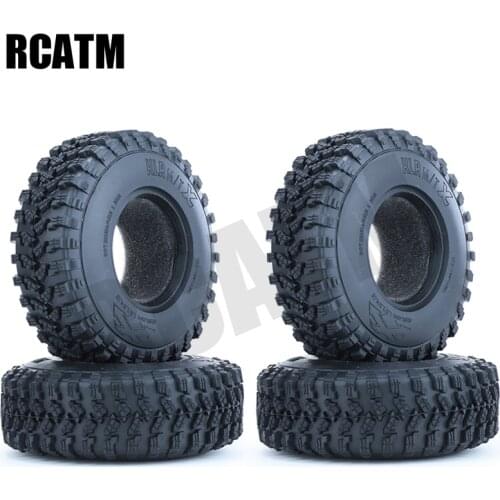 Model Car Parts & Accs 4pcs 1.9inch Rubber Tire For 1/10 RC Crawler Car Traxxas TRX4 TRX6 G63 AXIAL SCX10 AX103007 90046 D90
