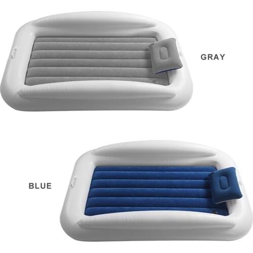 Childrens Inflatable Mattress Guardrail Inflatable Mattress Flocking Cushion Bed Air Bed Anti-fall Bed Child Bed