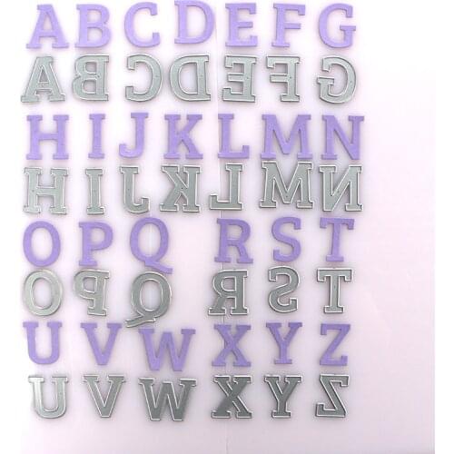 DUOFEN METAL CUTTING DIES 2020 26pcs alphabet letters stencil for DIY papercraft projects Scrapbook Paper Album