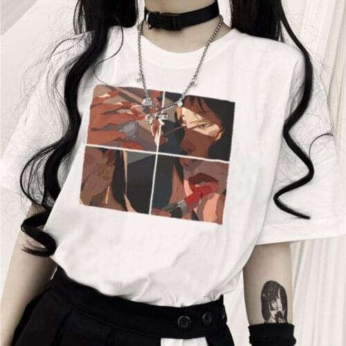 Harajuku aesthetic ropa mujer tops kpop Sexy lips woman tshirts vintage graphic oversized t shirt korean style y2k clothes drop
