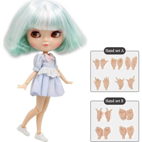 NO.130BL136/4006 ICY joint doll articulation body including hand set AB toy gift like the Neo blyth doll 1/6 30cm high