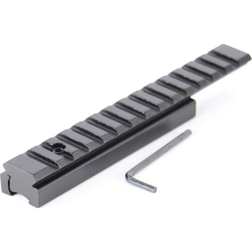 Dovetail Extend Weaver Picatinny Rail Converter Adapter 11mm to 20mm Rifle Bass Tactical Pistol Airsoft