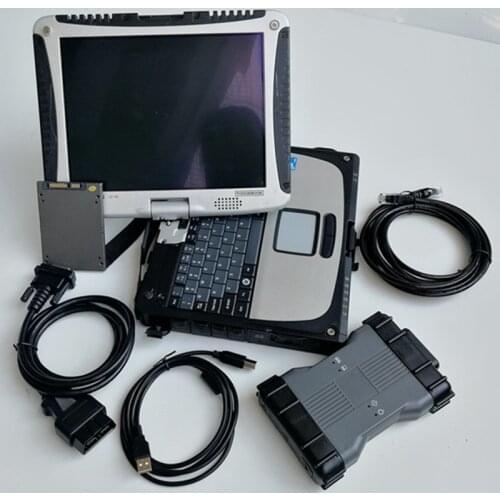 Mb Star C6 2021 SD CONNECT WIFI SOFTWARE 360GB Ssd Diagnostic VCI CAN DOIP Protocol Laptop CF19 Touch Screen