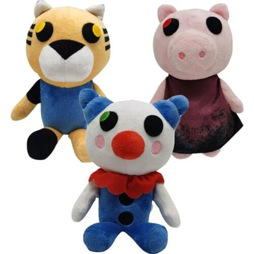 20cm Cute Game Piggy Stuffed Toy Cartoon Animal pink Pig Tiger Plush Toys Gifts For Boy girl Children Dolls high Quality