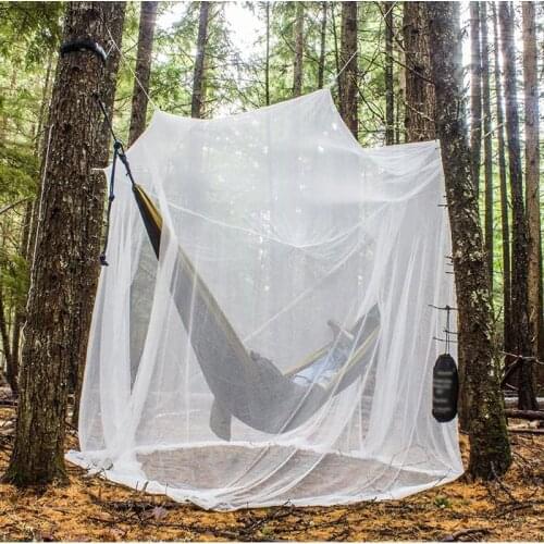 Camping Mosquito Net Tent Outdoor Hiking Fishing Protable Travel Repellent Tents Insect Reject Hanging Bed With Storage Bag