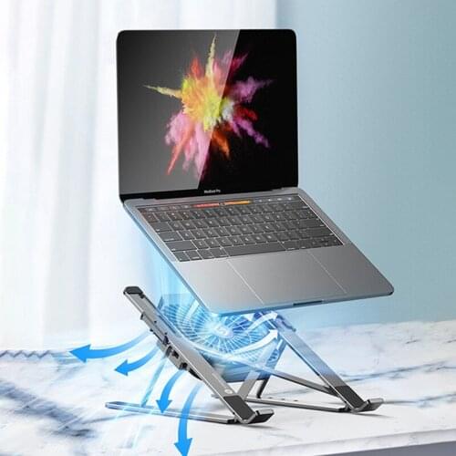 Laptop Stand For MacBook Pro Notebook Stand Adjustable Foldable Laptop Stand Non-slip Desktop Laptop Holder Portable Laptop Hold