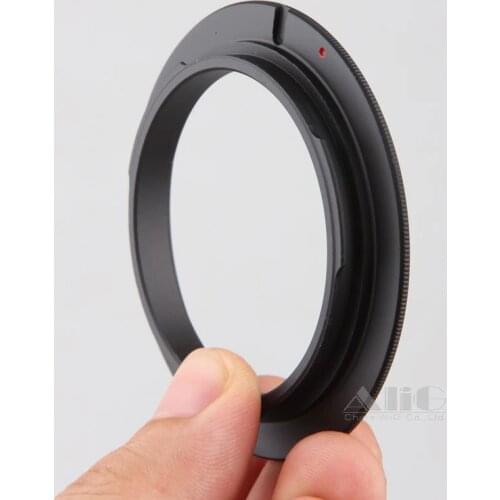 Camera Macro Lens Reverse Adapter Ring 49mm 52mm 55mm 58mm 62mm 67mm 72mm 77mm Filter Thread Mount Lens for Canon DSLR Camera