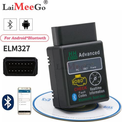 Super Mini Wireless Code Reader Android ELM327 V 2.1 Bluetooth 1.5 OBD 2 Auto Diagnostic Tool