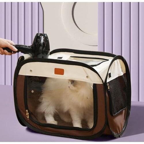 New Fashion Portable Cute Pet Dog Blowing Hair Cat Bathing Dryer Cat Drying Box Drying Bag Household Water Blowing Machine