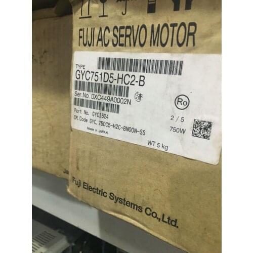 Servo motor GYC751D5-HC2-B , original new within box , 12 months warranty , fastly shipping