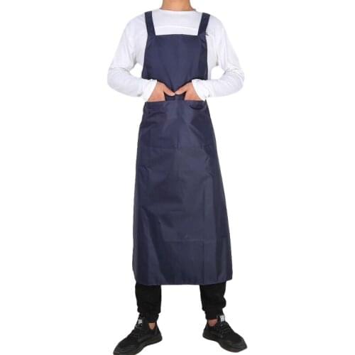 Waterproof and Oil-proof Apron Laundry Clothes Kitchen Large Size Food Processing Slaughter Wear-resistant Bib Apron