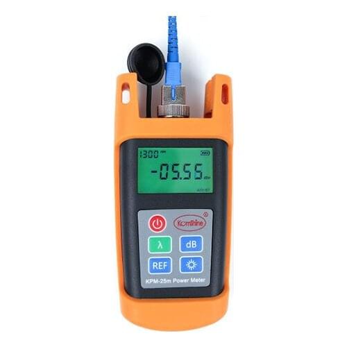 Fiber Optic Power Meter FTTH Fiber Optical Handheld Test Tool KPM-25A OPM Tester with SC Connector -70~+10 dBm