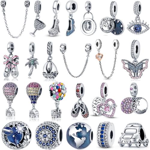 925 Sterling Silver Sunflower With Zircon Charm Fit Original 3mm Bracelet&Bangle For Women Birthday Fashion Jewelry Gift BMT024