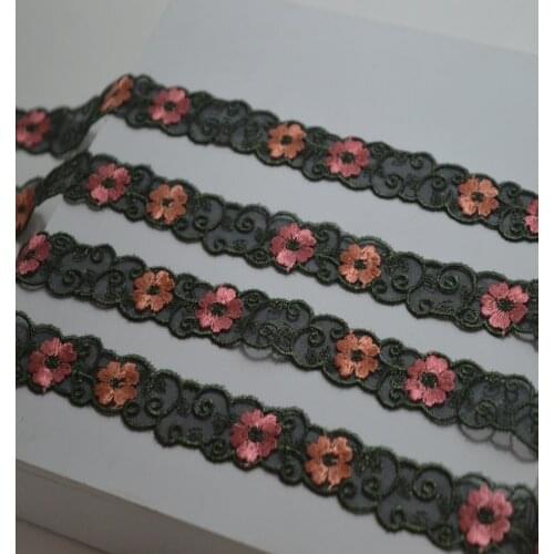 2 Meters Embroidered Venice Lace Trim Applique Headband Craft Sewing Knitting DIY Handmade Patchwork Ribbon Sewing 2cm