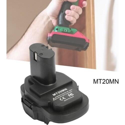 MT20MN Battery Adapter Compact Replacement Fireproof ABS Portable18V to 18V Battery Converter for Makita