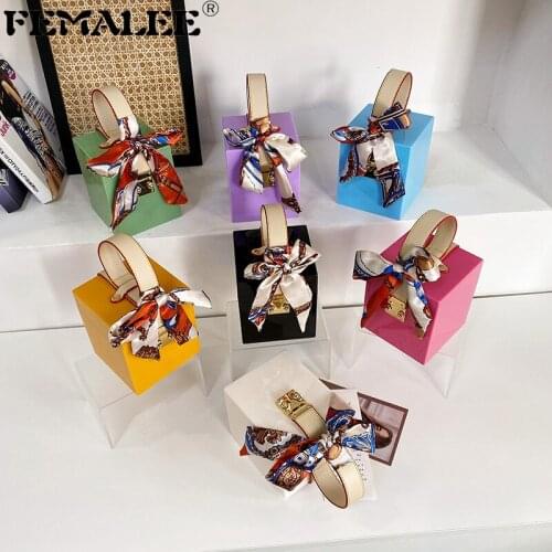 Acrylic Candy Color Tote Box bag 2021 Fashion New High-quality PVC Womens Designer Handbag Ribbon Handbag Travel Bag Purses