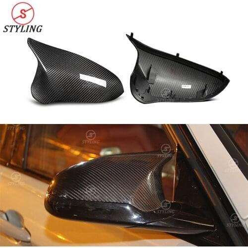 M3 M4 Side mirror cover For BMW F80 F82 F83 dry Carbon Fiber Rear Side View mirror cover LHD&RHD 2014 2015 2016 2017 2018 2019