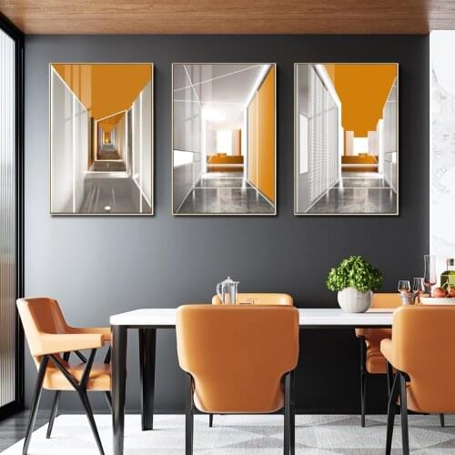 Fantasy Geometric Building Diamond painting ,full round/square Drill 3D embroidery DIY Diamant painting Abstract Mosaic triptych