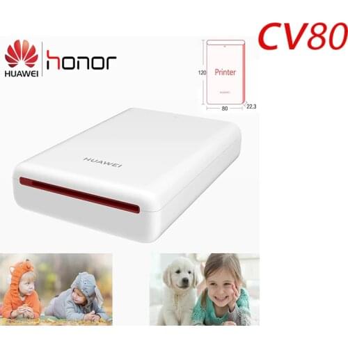 Global Version Printers Huawei Photo Printer CV80 Portable Pocket Polaroid Mini Phone Bluetooth No Ink 3Inch