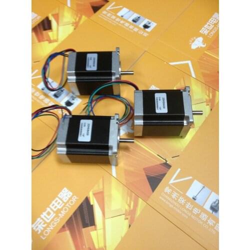 HOT SALES 3pcs Nema 23 stepper motor 270oz.in 6WIRE CNC Router/KIT-- longs motor