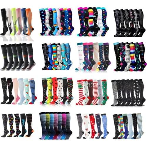 Compression Socks Wholesale Soccer Sports Socks Dropship Men Women Socks Pack Outdoor Sport Nursing Hiking Running Fitness Socks