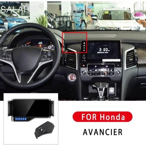 Hot Sales Automatic Phone Holder For Honda Avancier Auto Adjustment Interior Dashboard Support Cell Accessories For Huawei P40
