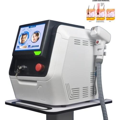 Best 800W 3 Wavelength 808nm Diode Laser Hair Removal Machine Germany Bar 808nm Diode Hair Removal Laser Beauty Machine