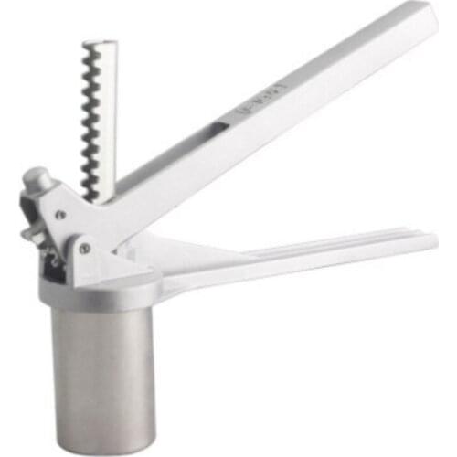 Pressing machine All-rounder small manual household pasta machine Stainless pressing machine hollow river noodles 3