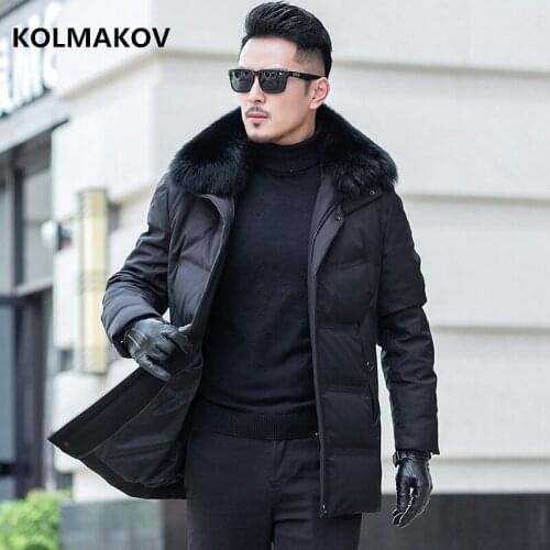 2019 Winter New Arrival Mens White Duck Down Coats Men Good Quality Jacket Casual Hooded Down Jackets Size M-4XL