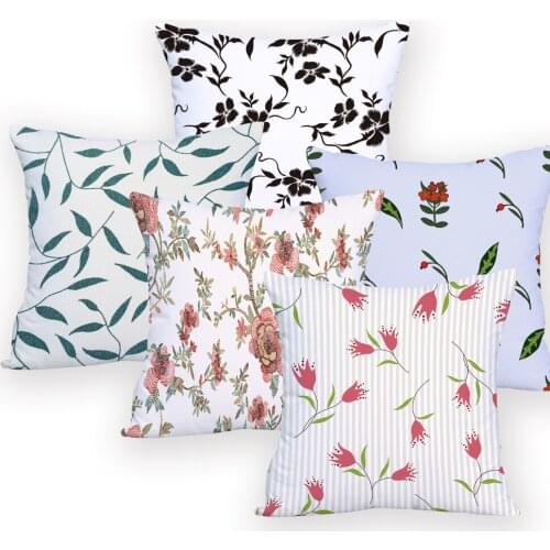 Flower Leaf Pillow Cover Colorful Home Decor Promotional Throw Pillows Geometirc Pillowcase Home Decor Pillow New Variety