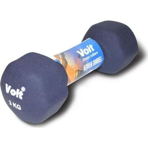 Fitness Equipment Gym Sport Voit Vdb-04 Hexagonal Neoprene Dumbbell 3 Kg