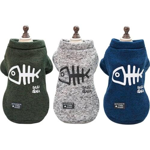 Clothes For Small Medium Dogs Cats Autumn Winter Puppy Pet Dog Coat Jacket Warm Chihuahua Yorkshire Pug Clothing Sweatshirt